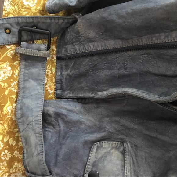 BLUE Over You Moto Jacket NWOT Cute! - Picture 7 of 9